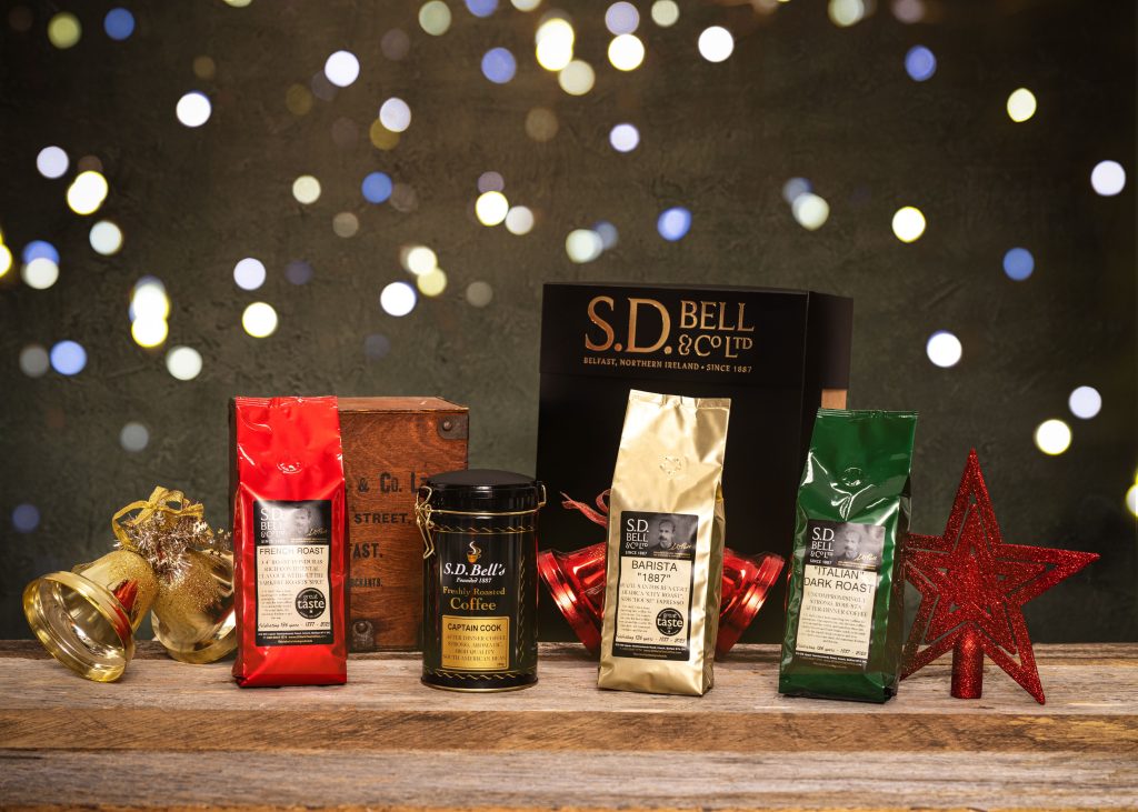 “The Belmont Dark Roast Coffee Gift Box” SD Bells