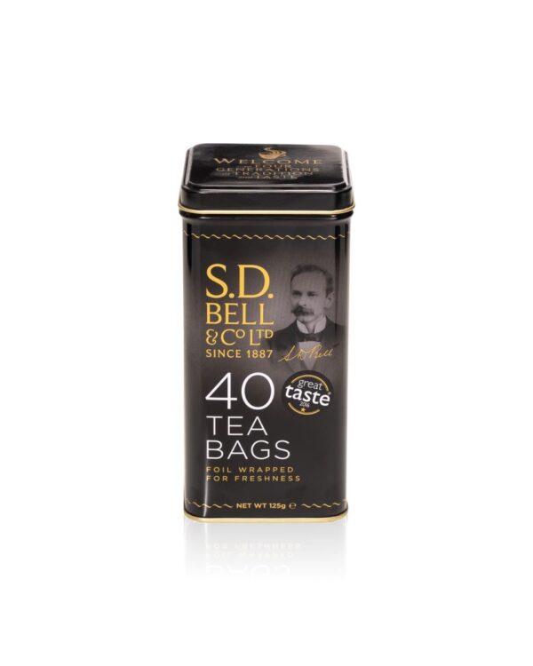 SD Bell's 40 Tea Bags in Caddy