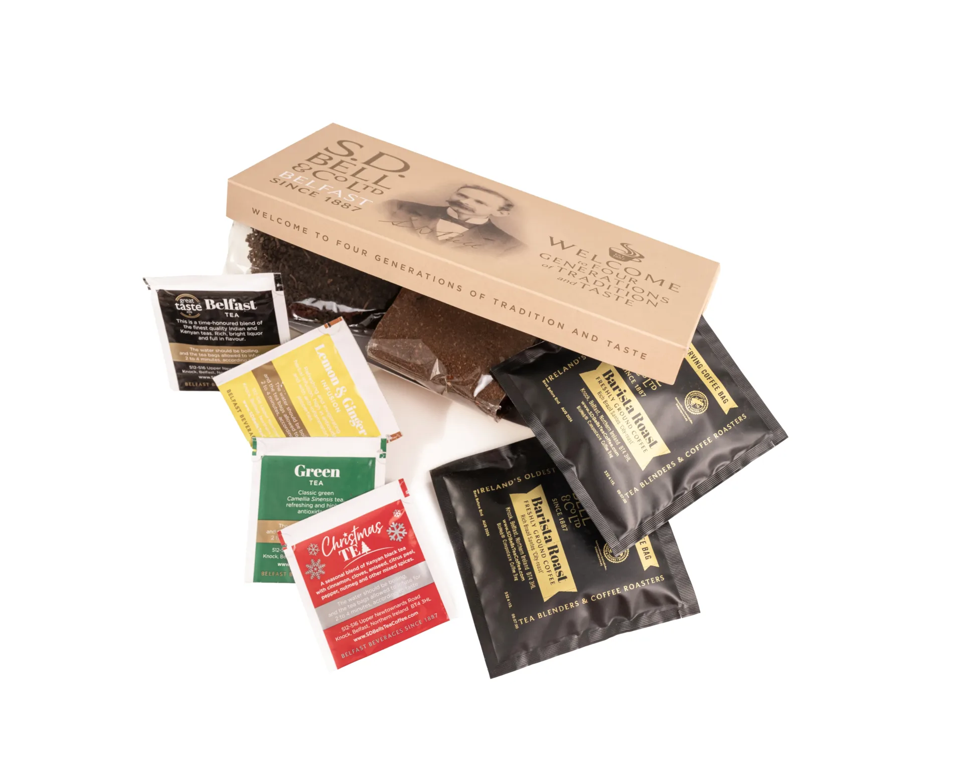 SD Bells gift box showing